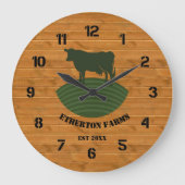 Rustige Faux Boerderij Stead Acrylclock Grote Klok (Voorkant)