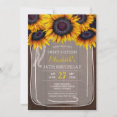 Rustige florale elegant zoete 16-jarige verjaardag (Voorkant)