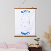 Rustige focus hangend wandkleed (Slaapkamer)