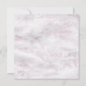 Rustige franse botanica Wedding Invitation Kaart (Achterkant)