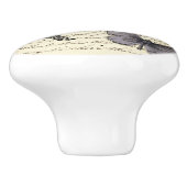  rustige franse vlinderparijs eiffeltoren keramische knop (Zijkant)