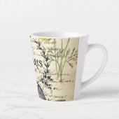 rustige franse vlinderparijs eiffeltoren latte mok (Rechts)