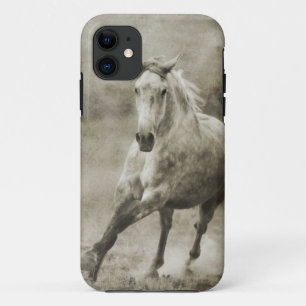 Rustige galopperende Andalusische paard iPhone 11 Hoesje