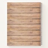 Rustige Gele Sunflower Custom Business Notitieboek (Achterkant)