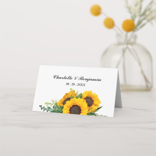 Rustige, gele zonnebloempitten (Achterkant)