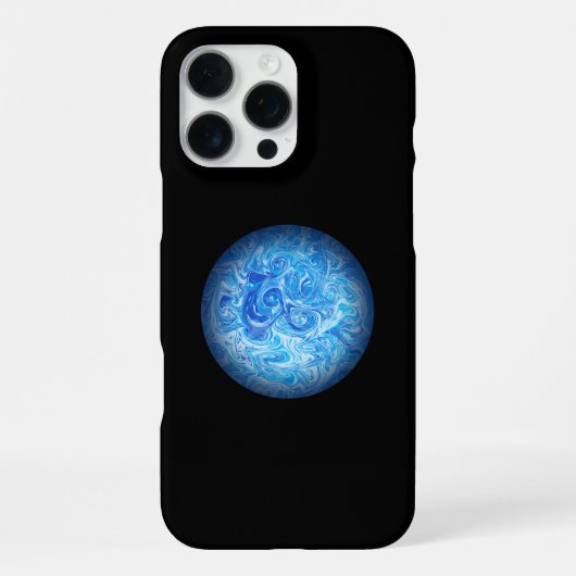 Rustige Getijde Vloeibare Kunst Hoesje iPhone 16 P iPhone 16 Pro Max Hoesje (Achterkant)