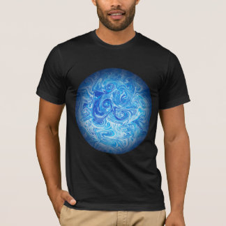 Rustige Getijden Vloeibare Kunst T-Shirt