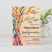 Rustige gezinshereniging kaart (Staand voorkant)