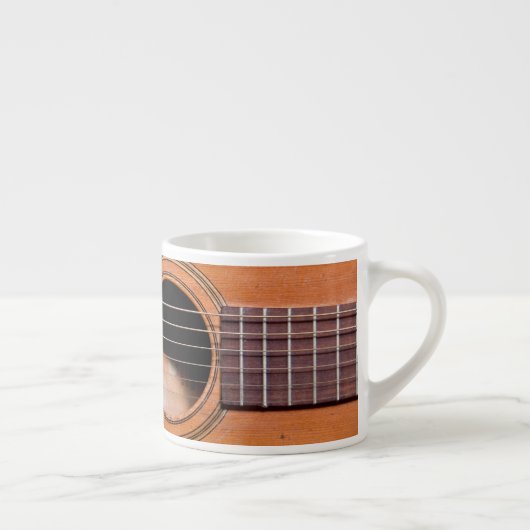 Rustige gitaar espresso kop (Rechts)
