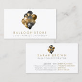 Rustige Glitter Event Party Decor Balloon Visitekaartje (Voorkant / Achterkant)