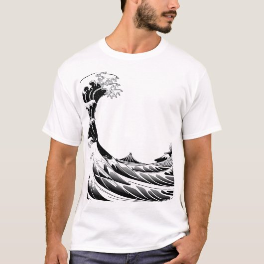 Rustige golven van erfenis t-shirt (Voorkant)