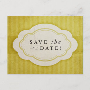 Rustige  Goudgeel bespaart de data Save The Date