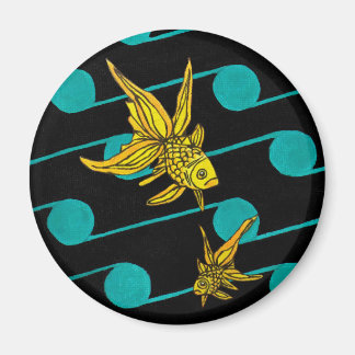 RUSTIGE GOUDVIS MAGNEET