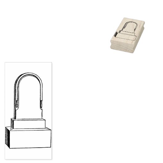 Rustige grafsteen  Rubberstempel Rubberstempel (Gestempeld)