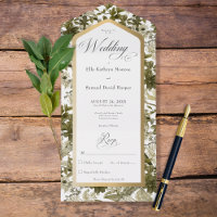 Rustige Greenery Botanical Gold Lijst No Dinner