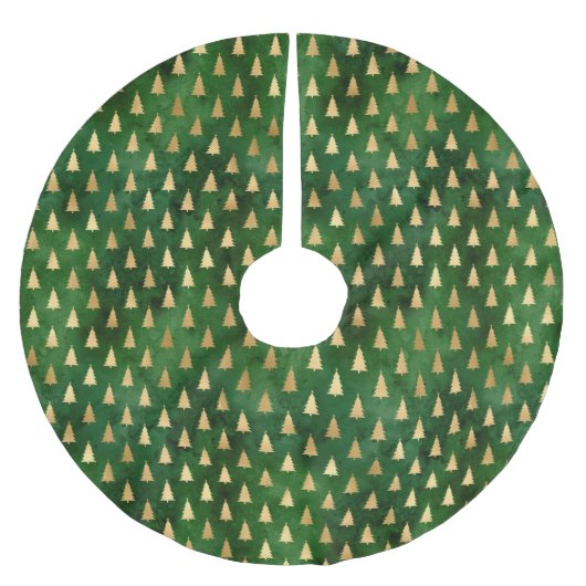 Rustige  groene kerstbomen kerstboom rok (Voorkant)