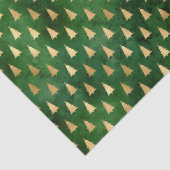 Rustige groene kerstbomen tissuepapier (Detail)