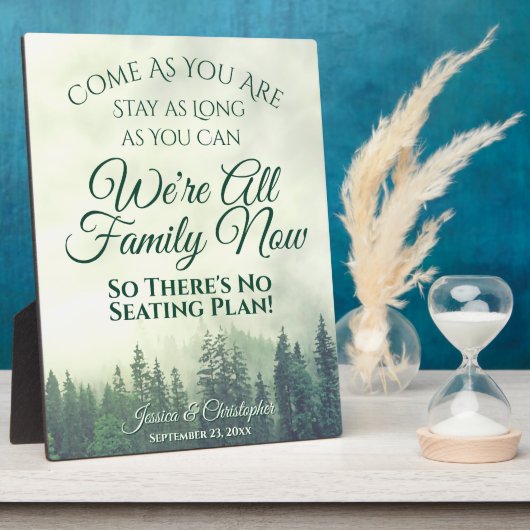 Rustige groene stekels Bieden zonder zitplank Fotoplaat (Zijkant)