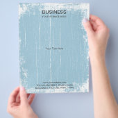 Rustige Grunge Light Blue Brochures (Hand)