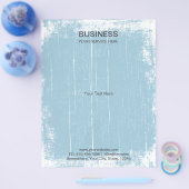 Rustige Grunge Light Blue Brochures (Enkel)