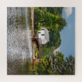 Rustige Haven aan de rivier Legpuzzel (Horizontaal)