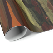 Rustige Herfst Abstracte kunstschildertextuur Cadeaupapier (Rol Hoek)