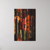 Rustige Herfst Abstracte kunstschildertextuur Canvas Afdruk (Voorkant)