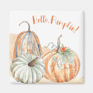 Rustige Herfst Hallo Pompoen Magneet