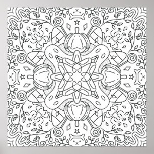 Rustige Herfst: Halloween Magie Kleuren Poster