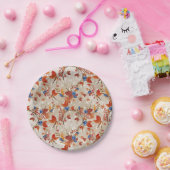 Rustige Herfst herfst bloem Papieren Bordje (Feest)