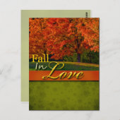 Rustige Herfst in Briefkaart voor liefdesweddensch (Voorkant / Achterkant)