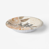 Rustige Herfst in Love Autumn Flowers Papieren Kommen (Gebogen)