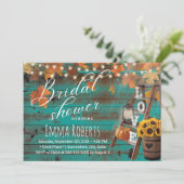 Rustige Herfst Love Ladder Wine Barrel Vrijgezelle Kaart (Staand voorkant)