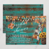 Rustige Herfst Love Ladder Wine Barrel Vrijgezelle Kaart (Voorkant / Achterkant)