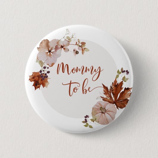 Rustige herfst mammie om Button te worden (Voorkant)