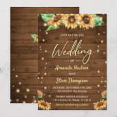 Rustige Herfst najaar zomerchic Wedding Kaart (Voorkant / Achterkant)