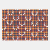Rustige Herfst Pset & White Deer Antlers Inpakpapier Vel (Voorkant)