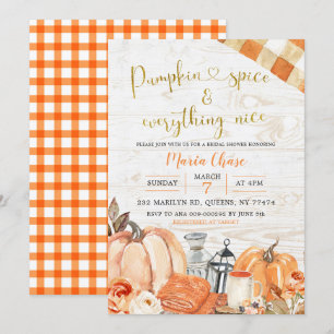 Rustige Herfst Pumpkin-specerijen en alles wat goe Kaart