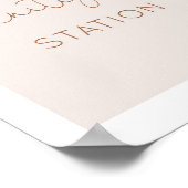 Rustige herfst Sanitizing Station Poster (Hoek)