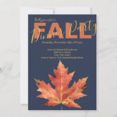 Rustige Herfst van de marine Kaart (Voorkant)