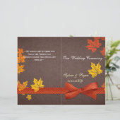 Rustige herfst vertrekt tweeledig weddenschap (Staand voorkant)