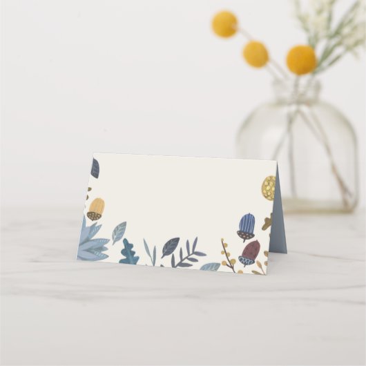 Rustige herfstbladeren herfst herfstbruiloft (Achterkant)