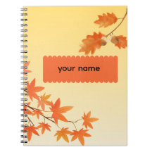Rustige herfstbladeren herfstloof gepersonaliseerd