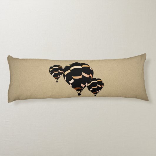 Rustige heteluchtballonnen lichaamskussen (Achterkant)