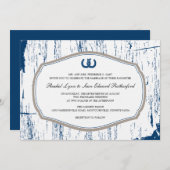 Rustige Hoefijzers Barn Wedding Kaart (Voorkant / Achterkant)