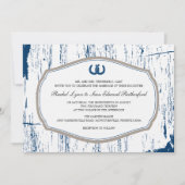 Rustige Hoefijzers Barn Wedding Kaart (Voorkant)