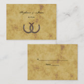 Rustige Hoefijzers met BG-escorts Plaatskaartje (Voorkant / Achterkant)