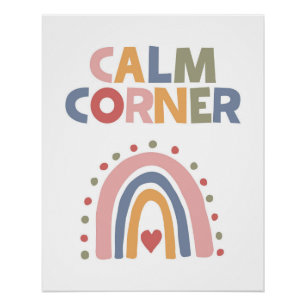 rustige hoek perfect poster