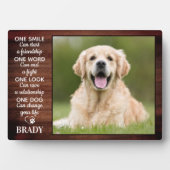 Rustige Hondenliefhebber Quote Keepomwille Dog Fot Fotoplaat (voorkant)