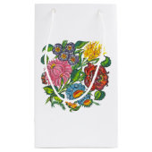 Rustige Hongaarse bloemen Klein Cadeauzakje (Achterkant)